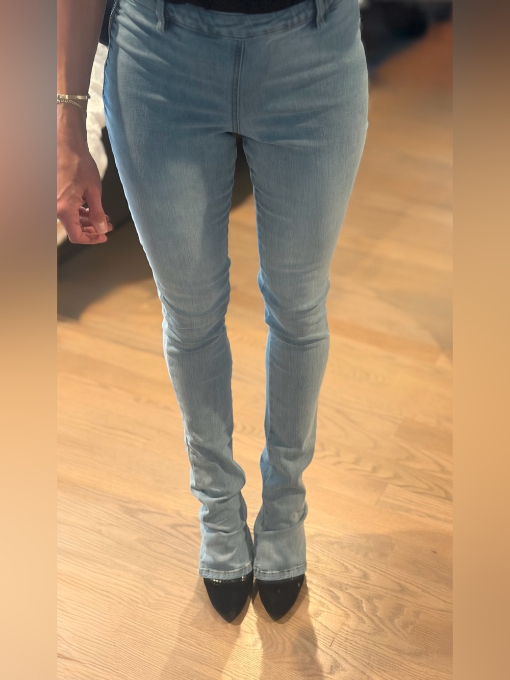 Retrofete Light Blue Flared Jeans